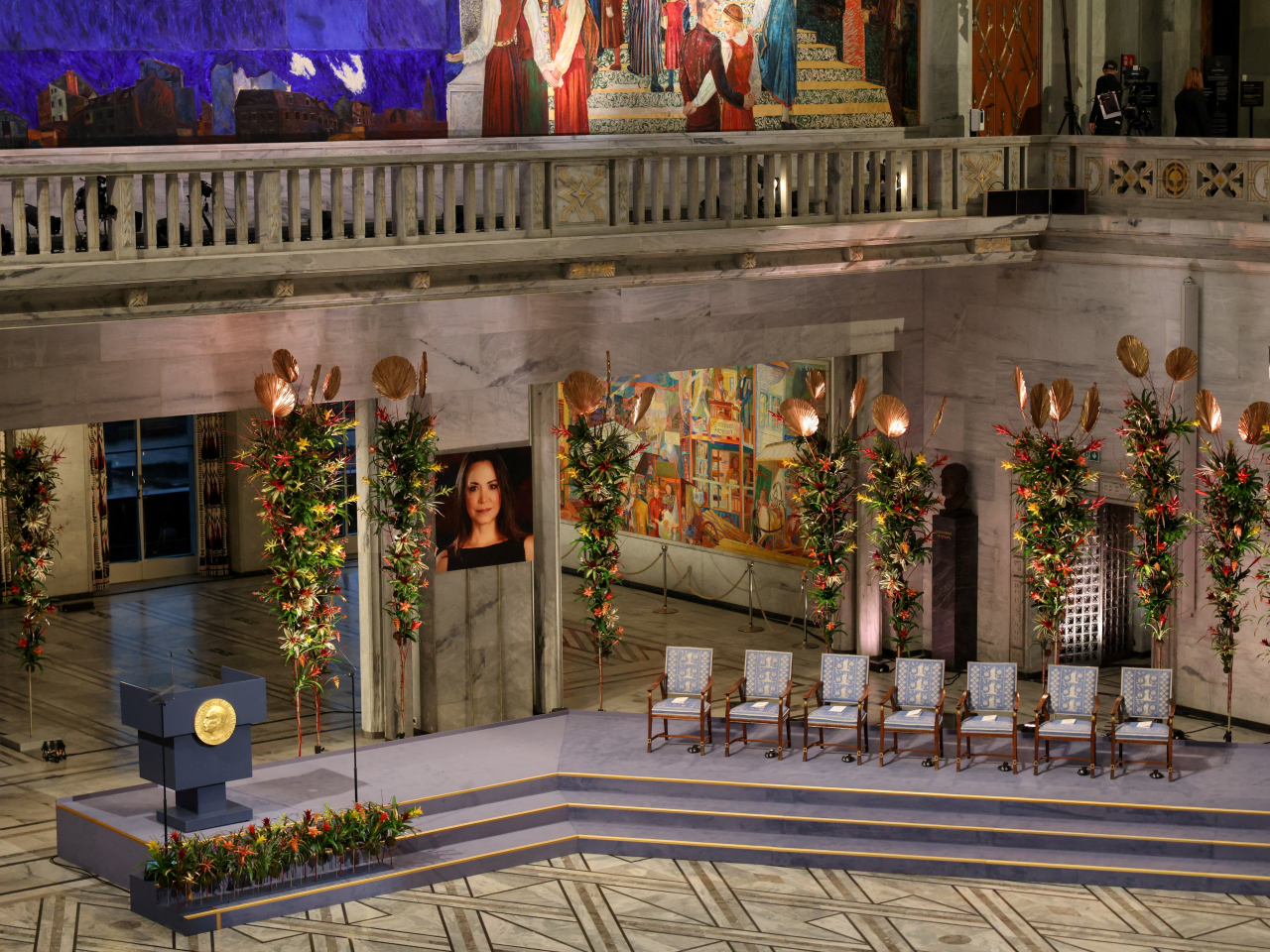 本年度諾貝爾和平獎得主馬查多將會前往挪威奧斯陸，但預計未能趕及出席頒獎禮。（路透社）