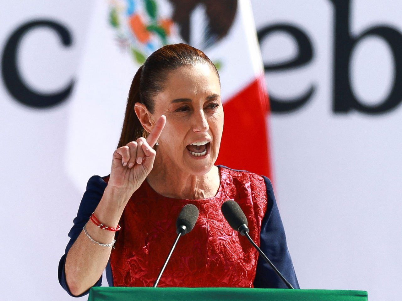 President Claudia Sheinbaum spearheaded the move to levy tariffs that was approved by the Senate late on Wednesday. File photo: Reuters