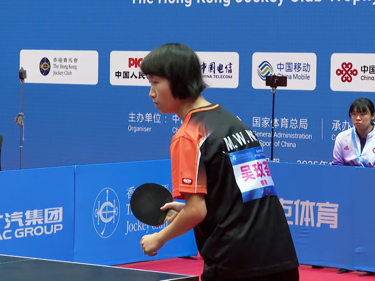 吳玫薈在殘運乒乓球女單小組賽已取得兩連勝。