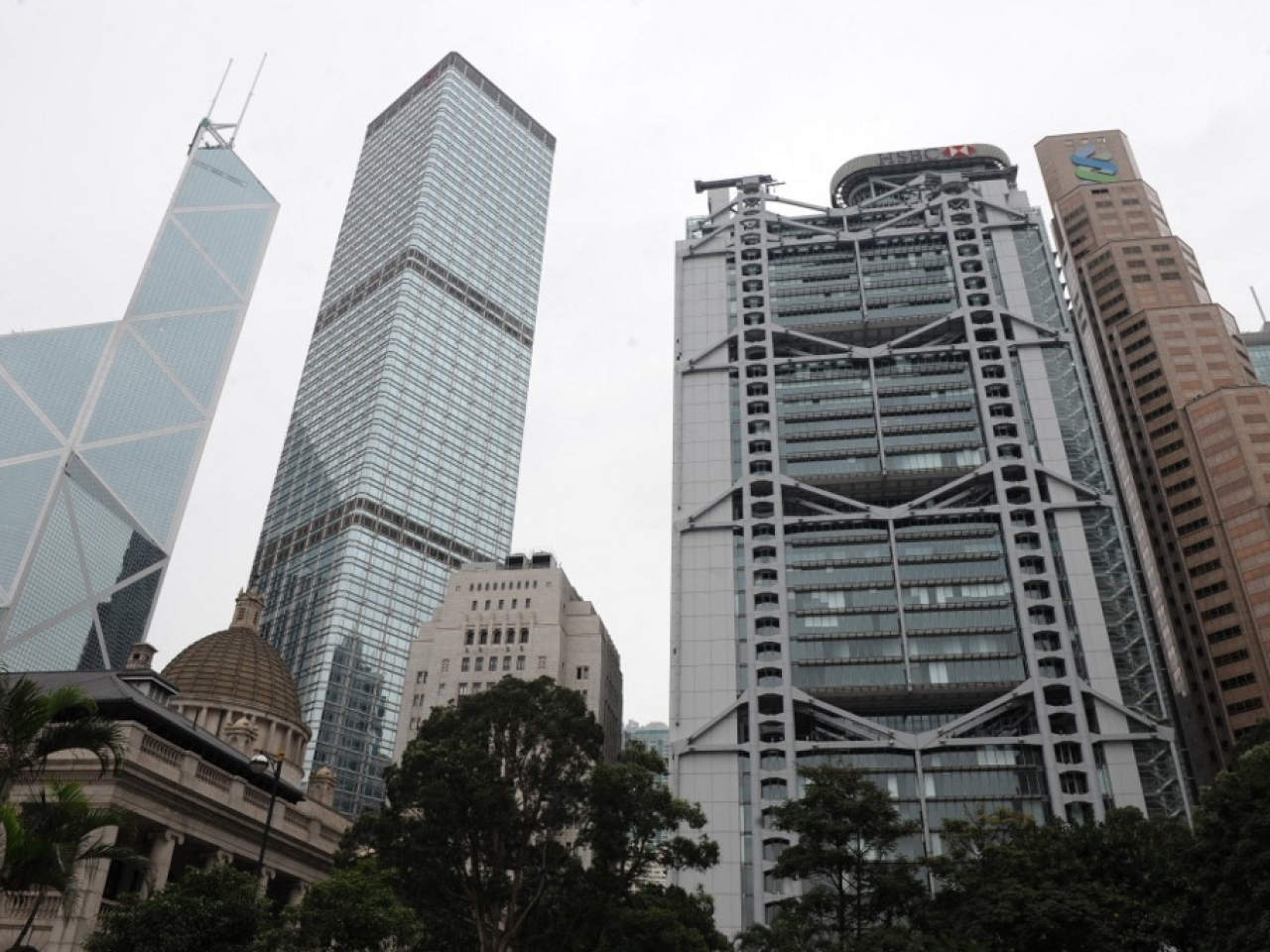 本港3家發鈔銀行維持利率不變。（法新社資料圖片）