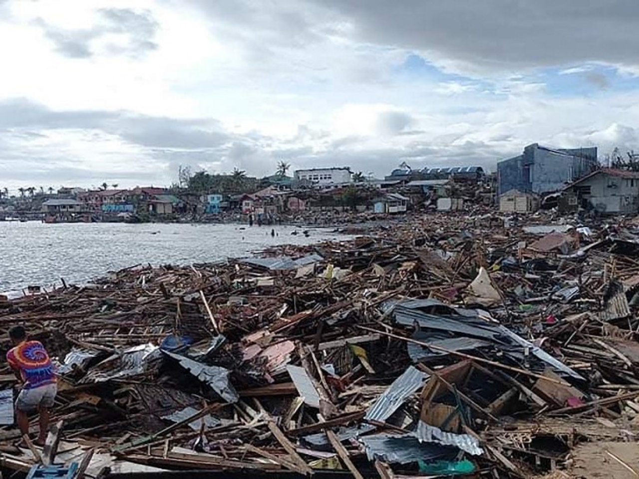 Typhoon Rai killed more than 400 people and left hundreds of thousands homeless when it struck the Philippines in December 2021. File photo: AFP