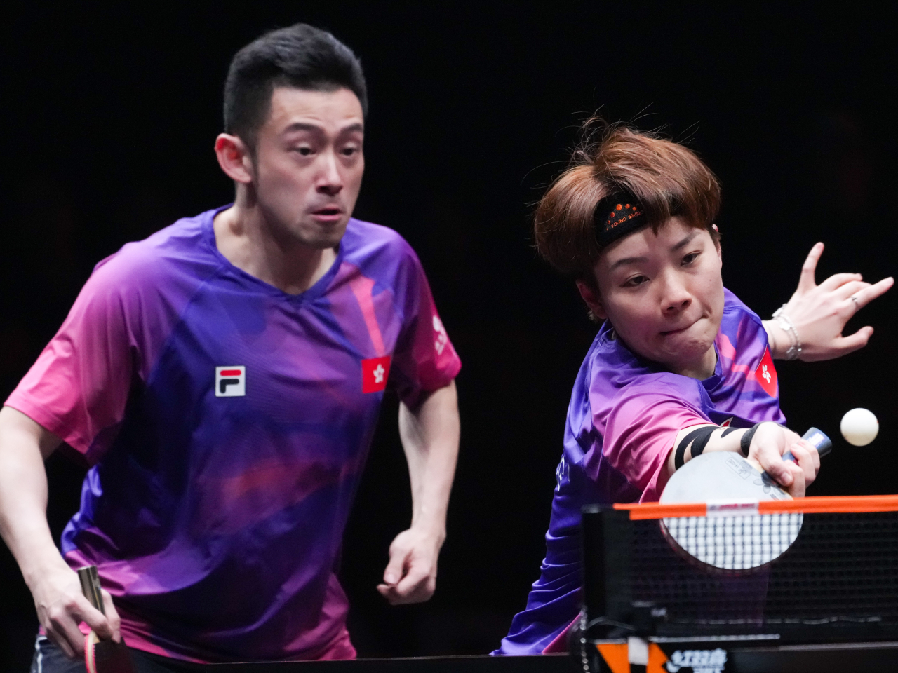 Wong Chun-ting and Doo Hoi-kem narrowly defeat India’s Manush Shah and Diya Chitale 3-2 in their second group match. File photo: Xinhua