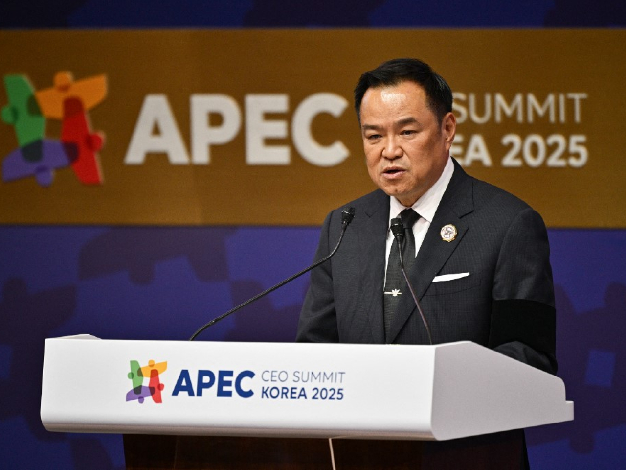 阿努廷向泰王申請解散國會下議院。（法新社資料圖片）