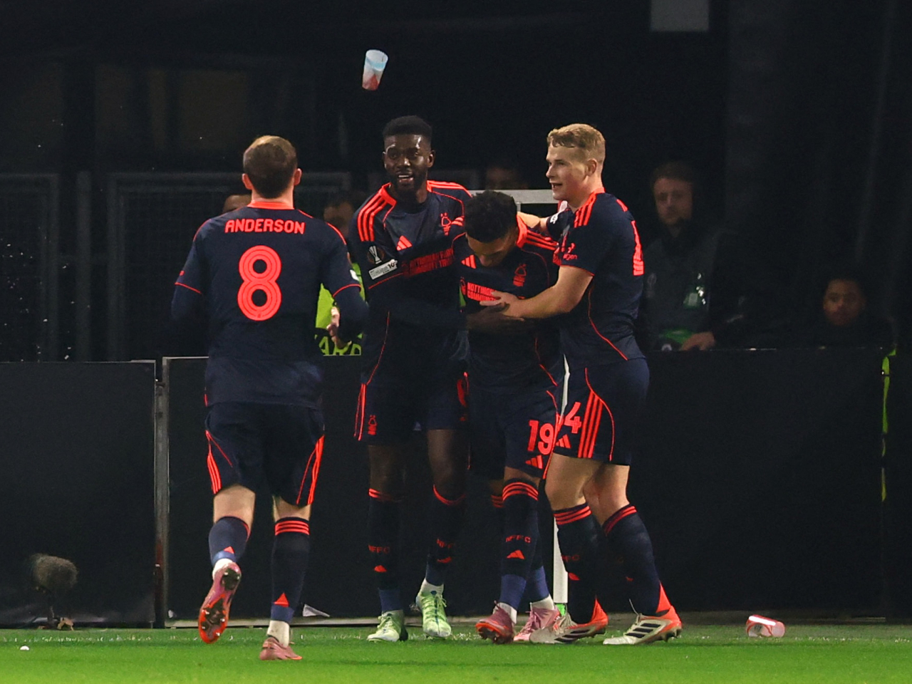 Igor Jesus slotted home the winner for Nottingham Forest two minutes from time. Photo: Reuters