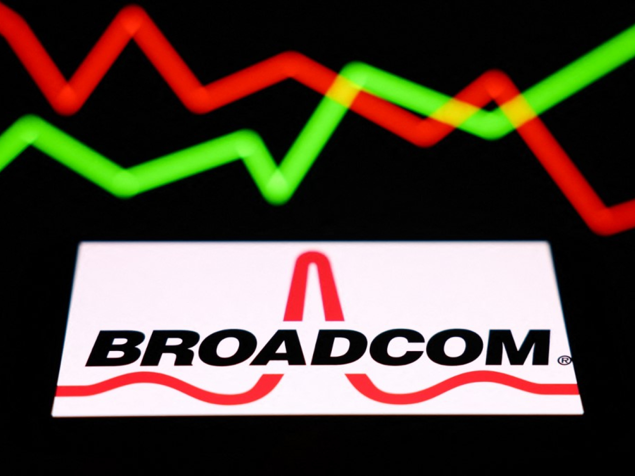 博通上季每股盈利1.95美元，高於預期。（法新社資料圖片）