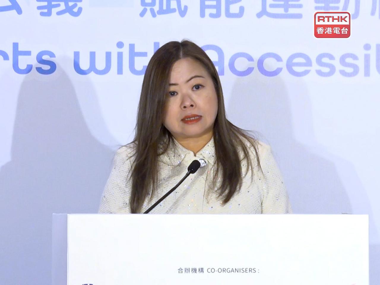 羅淑佩說，衷心感謝國家對香港文化藝術界的支持及肯定。（港台圖片）