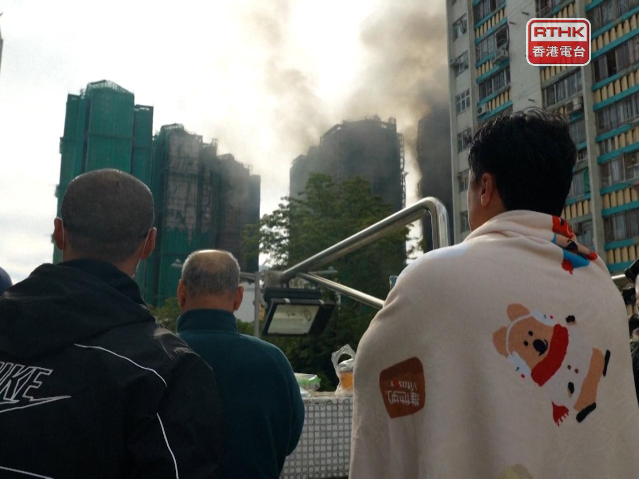 李家超說，關心受災人士的長遠住宿支援，並已指示應急住宿安排工作組組長統籌各相關政策局及部門，研究及提出長遠方。（港台圖片）