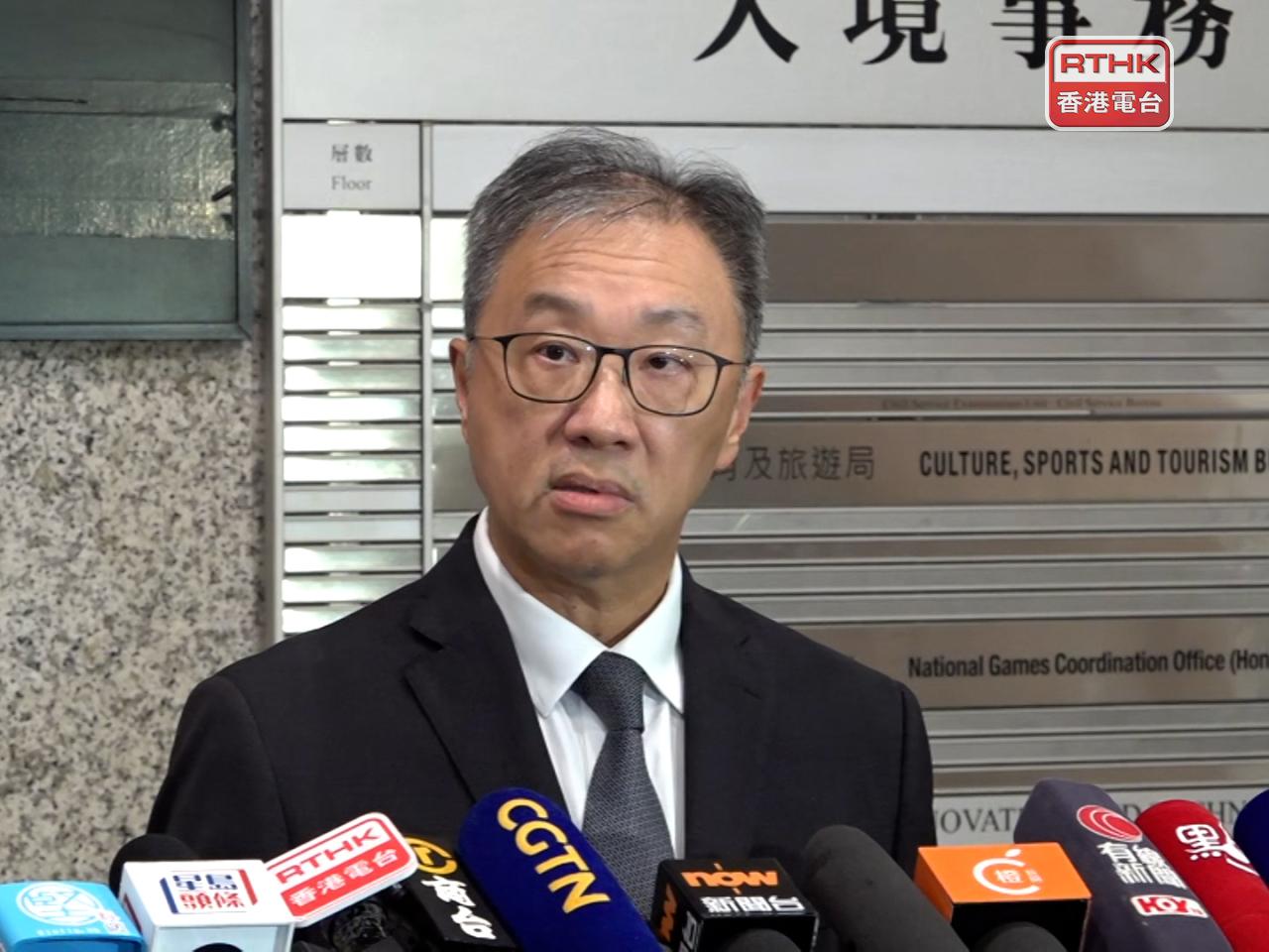 陸啟康稱，如有需要會考慮辭任選管會主席。（葉燿坤攝）