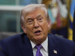 特朗普說泰柬都已準備好實現和平，並繼續與美國進行貿易。（路透社資料圖片）