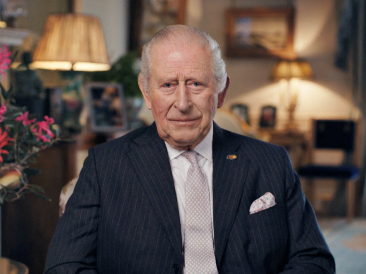 查理斯三世表示，癌症治療進度良好，預計新一年可以縮減治療計劃。（路透社）