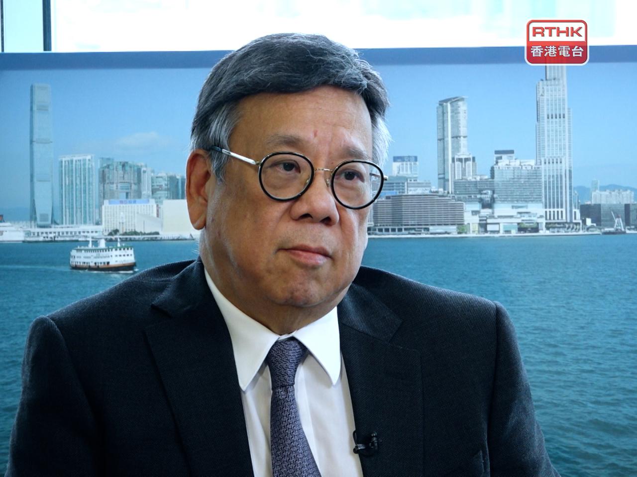 丘應樺對蘇錦樑逝世表示深切哀悼，並向其家人致以誠摯慰問。（港台圖片）