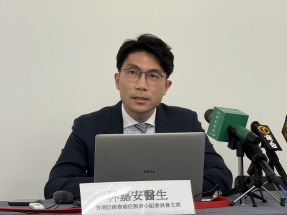 林嘉安說，隨著診斷和治療進步，不少患者可長期健康生活。（陳曉筠攝）