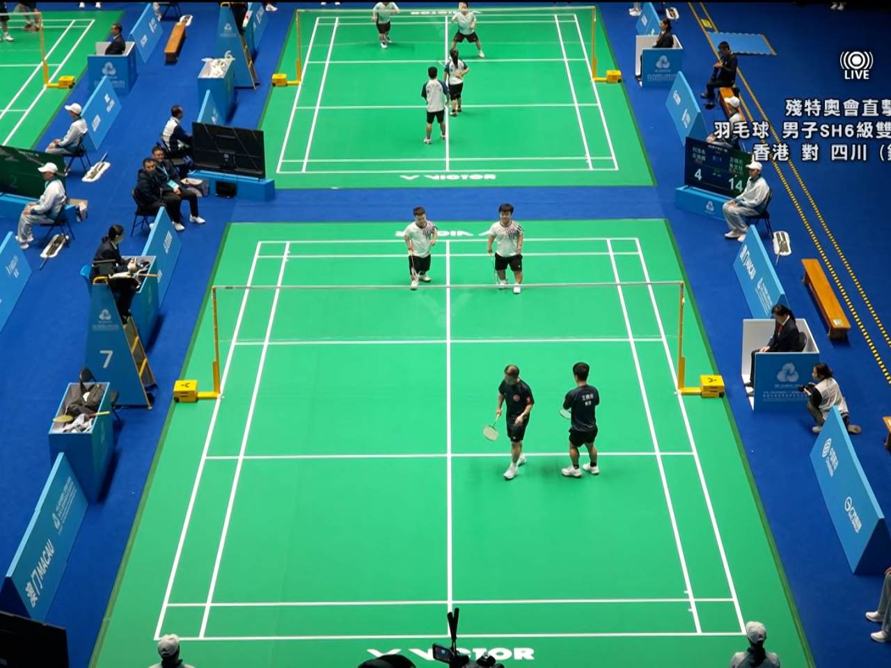 港隊球手王鎮炎和朱文佳奪得一面銅牌。