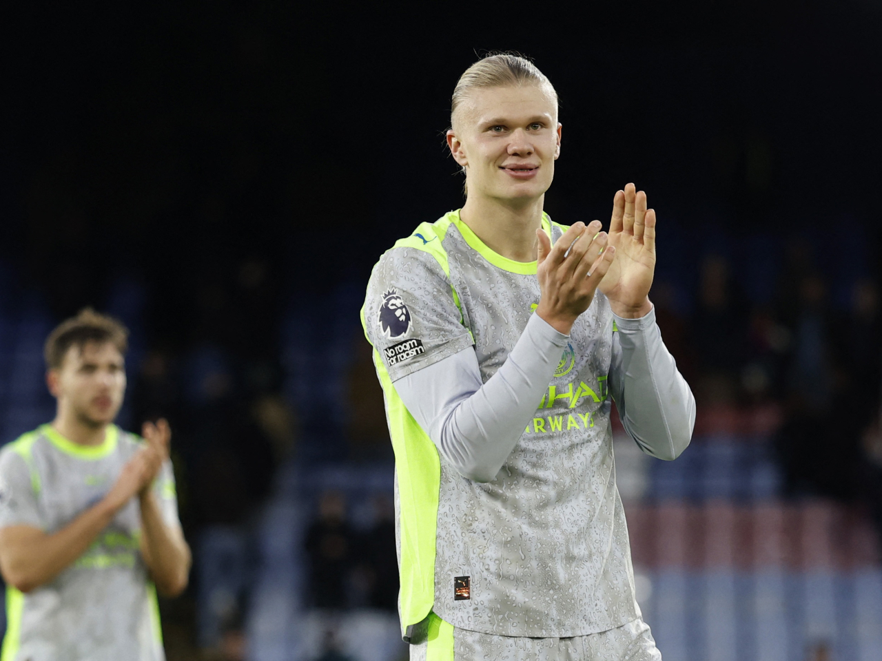 Erling Haaland kept his goal-scoring dominance alive in City's 3-0 crushing of Crystal Palace. Photo: Reuters