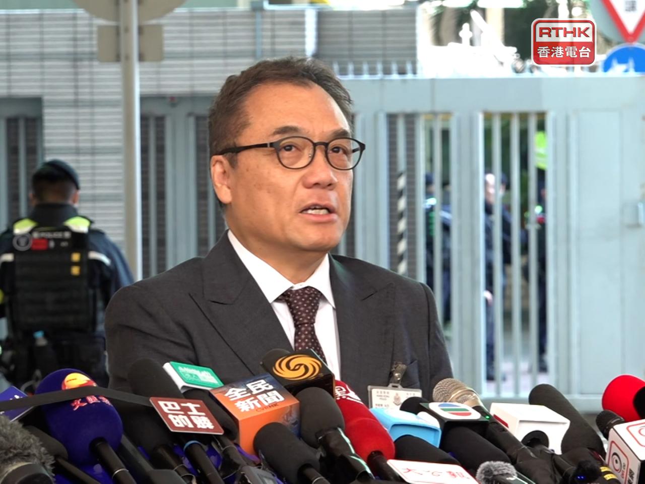 Steve Li says national security officers went through an enormous amount of evidence and documents in their investigation. Photo: RTHK