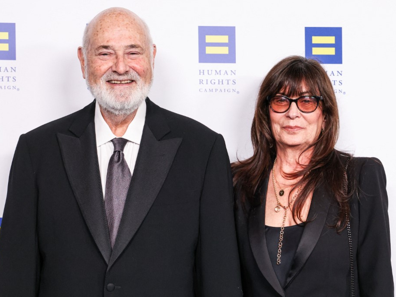 Rob Reiner and his wife Michele Singer Reiner attend a Human Rights Campaign event in Los Angeles in March. File photo: AFP