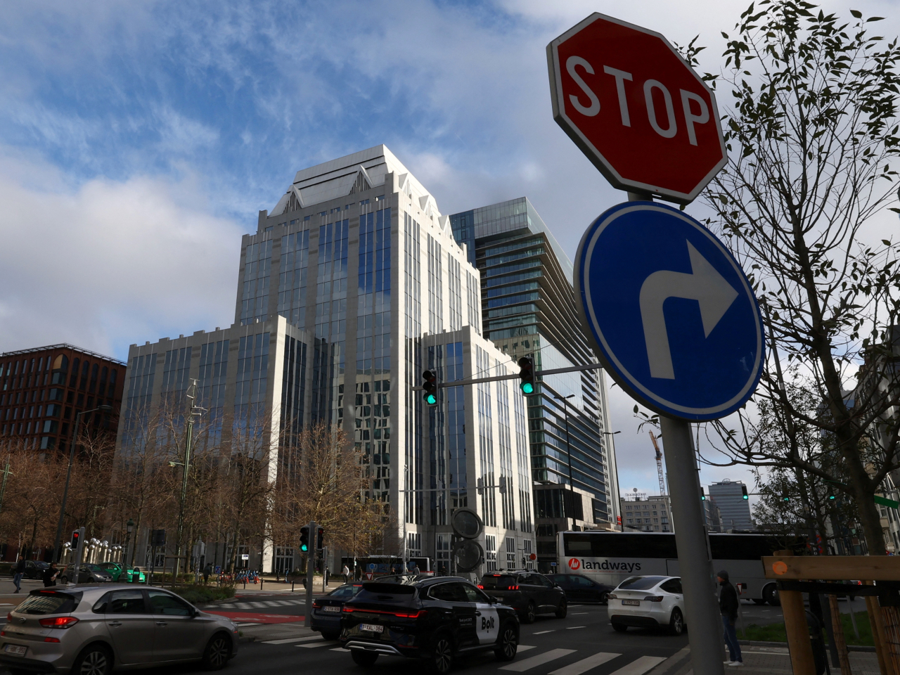 Brussels-headquartered Euroclear holds the bulk of the frozen Russian Central Bank assets. File photo: Reuters