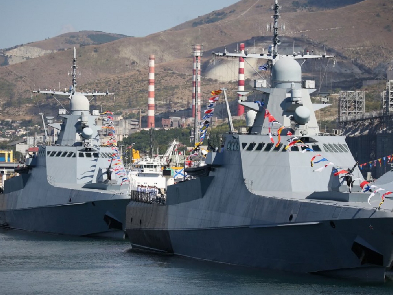 魯列夫指新羅西斯克海軍基地內無任何一艘艦艇或潛艇受損。（法新社資料圖片）