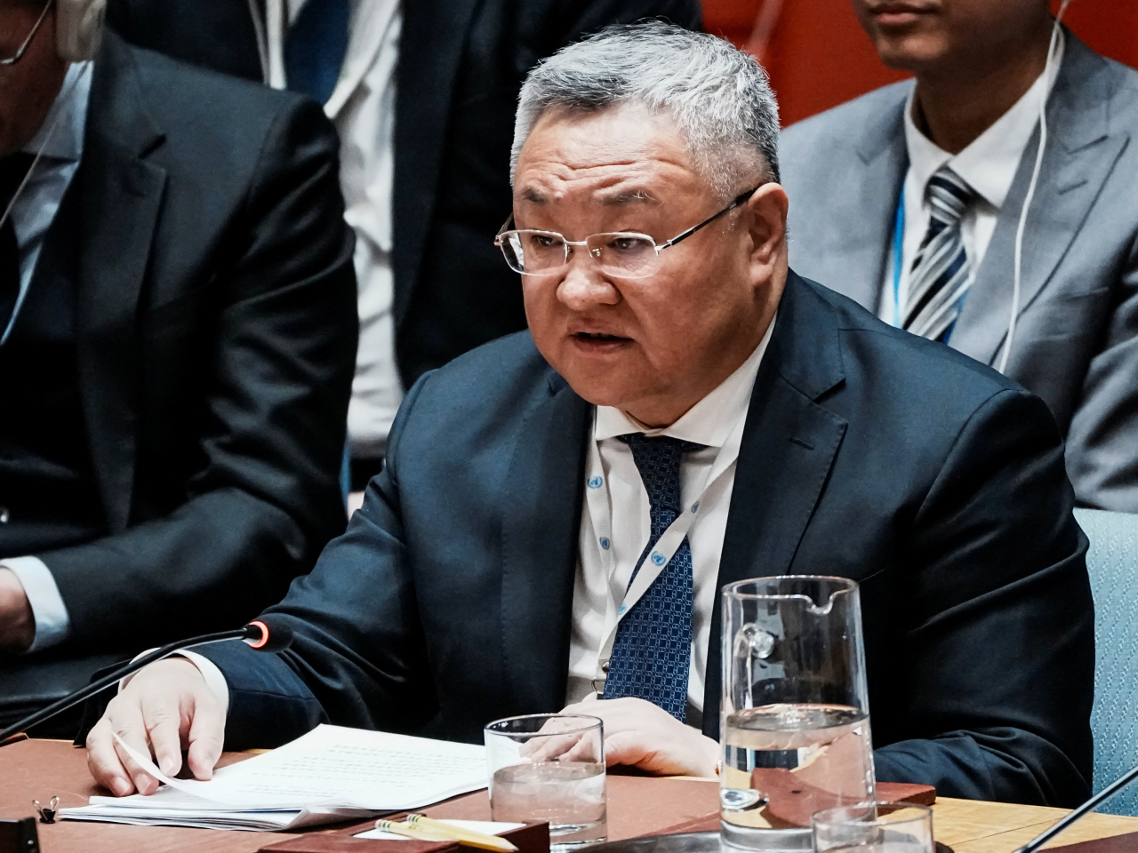 傅聰再次敦促日方撤回錯誤言論。（路透社資料圖片）