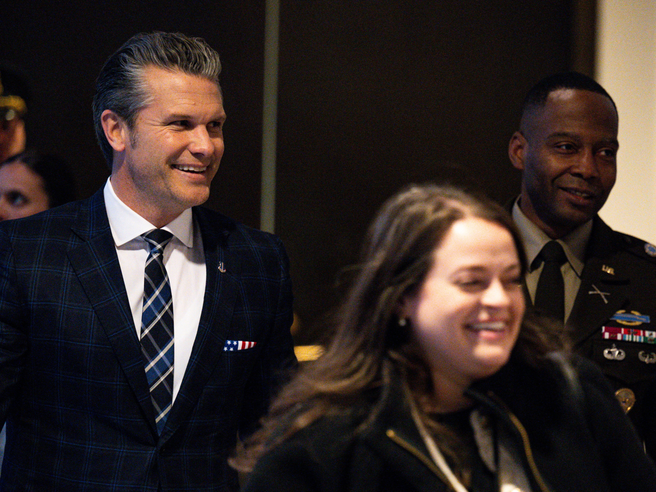 US Secretary of Defense Pete Hegseth arrives in Congress to brief lawmakers on the Caribbean boat strikes amid criticism. File photo: Reuters