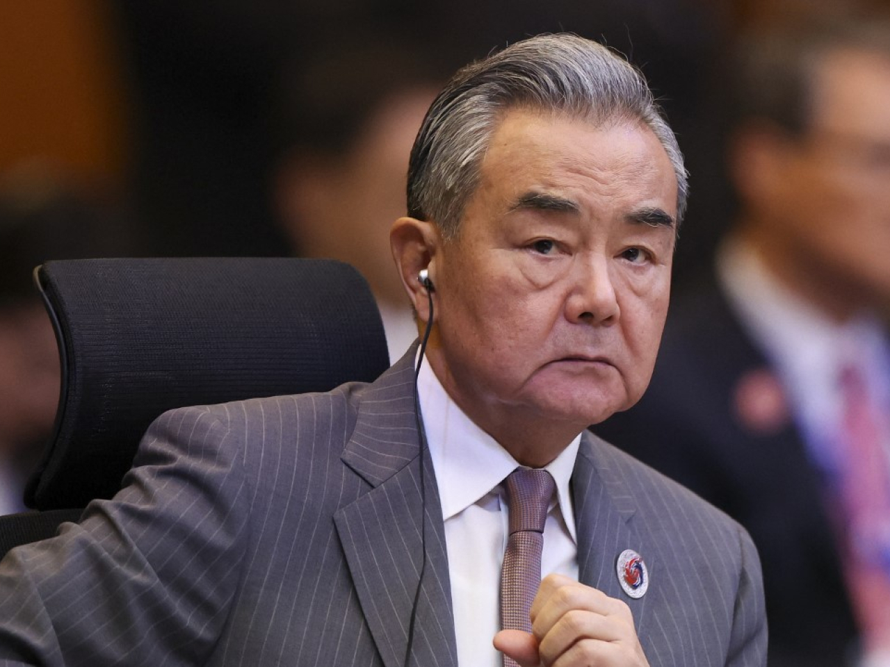 王毅說全世界所有珍視和平的國家都要高度警惕軍國主義、法西斯勢力的抬頭。（法新社資料圖片 )