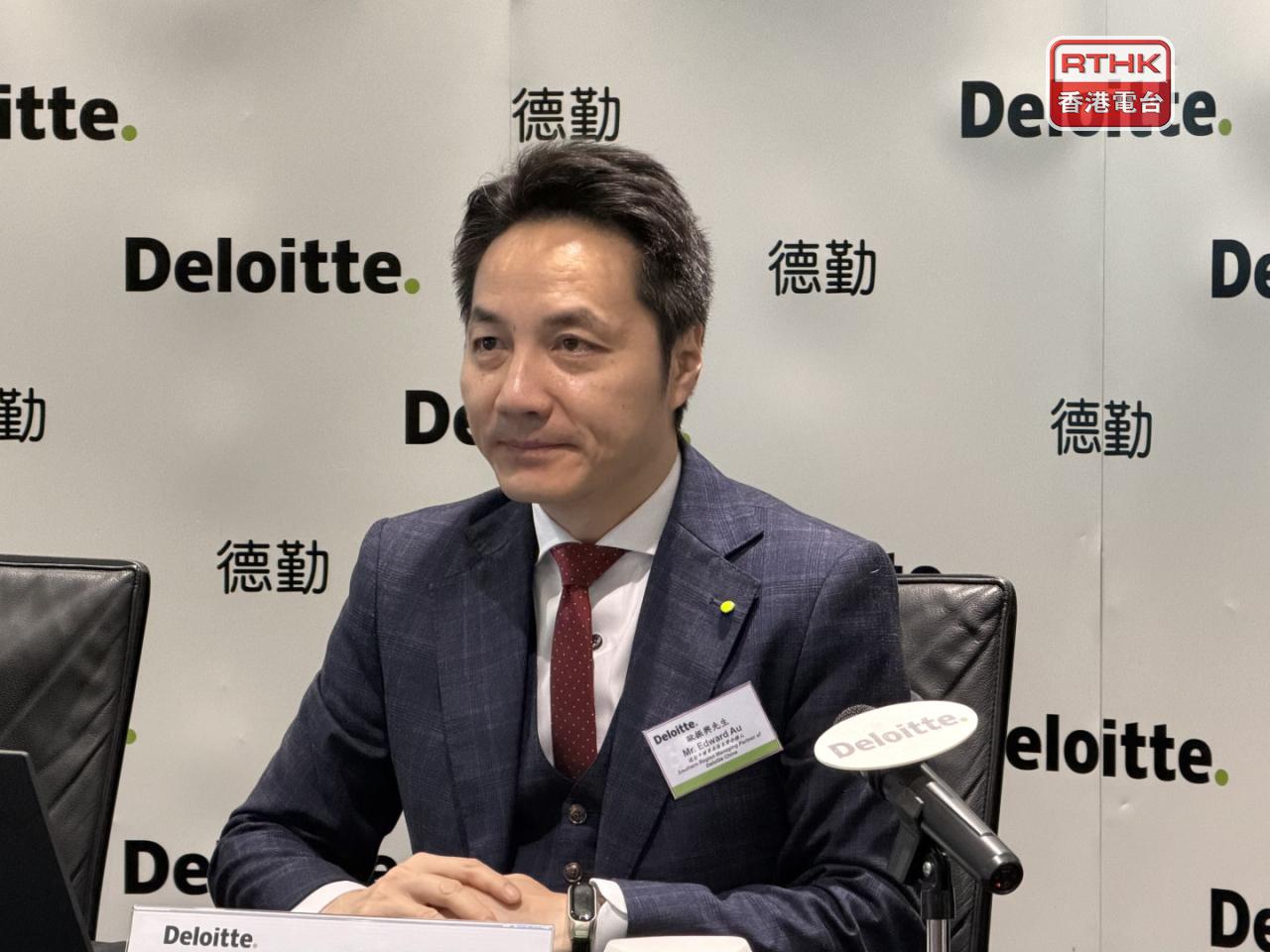 歐振興稱上市公司選擇每手股數需平衡散戶與機構投資者比例。（方嘉莉攝）