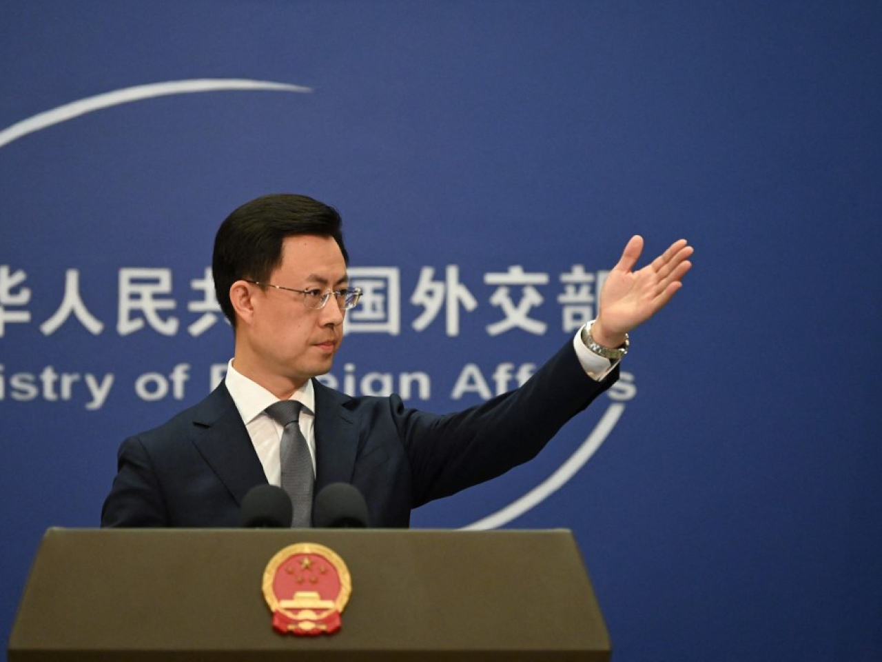 The Foreign Ministry condemned the latest weapons package approved by Washington. File photo: AFP