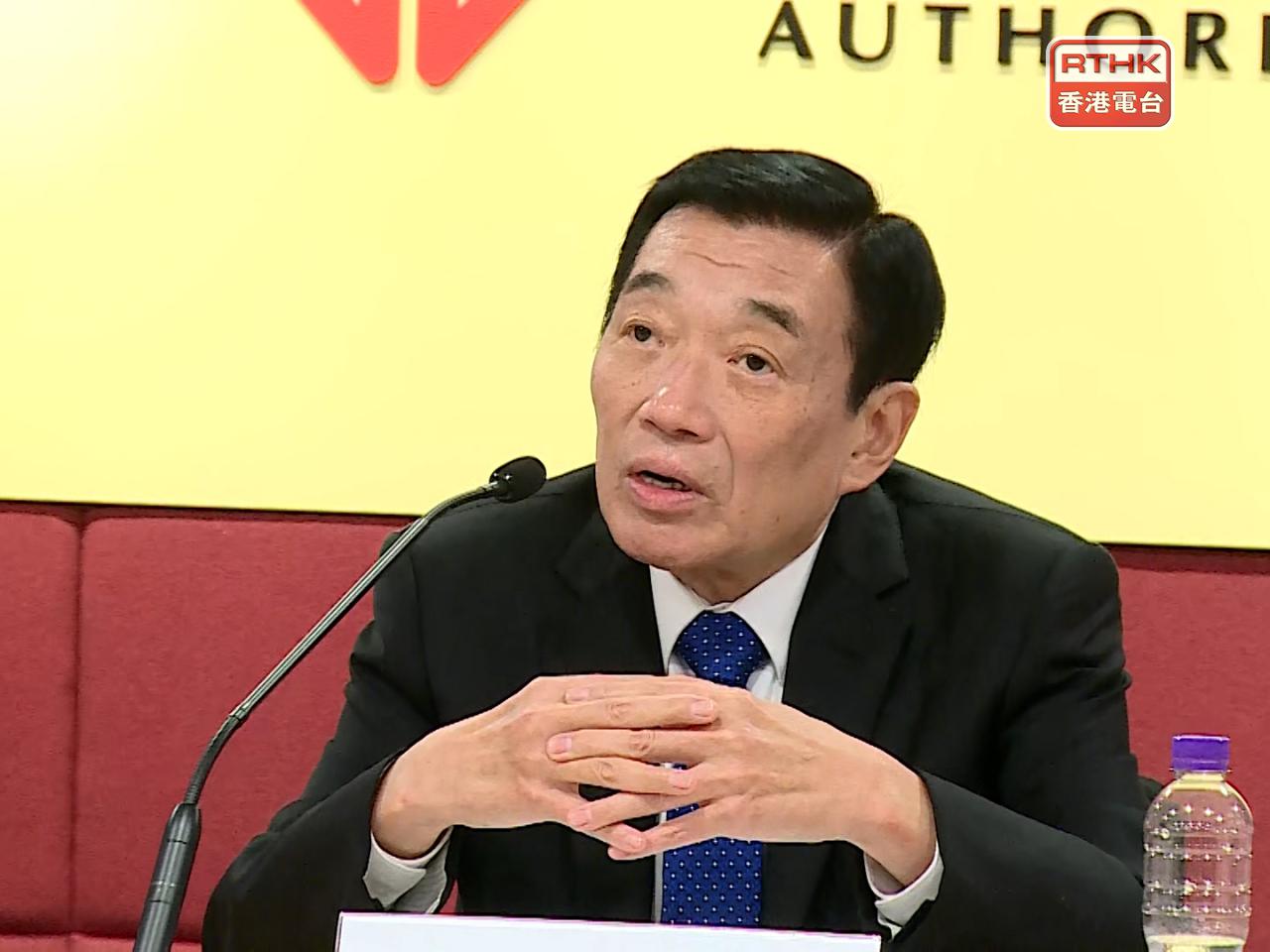 范鴻齡表示，兩名員工在大埔宏福苑火災中罹難，向所有遇難者致深切哀悼，並向家屬致深切慰問。（張連登攝）