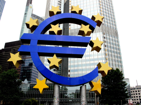 歐洲央行公布，維持利率不變，符合市場預期，連續4次會議按兵不動。（港台圖片）