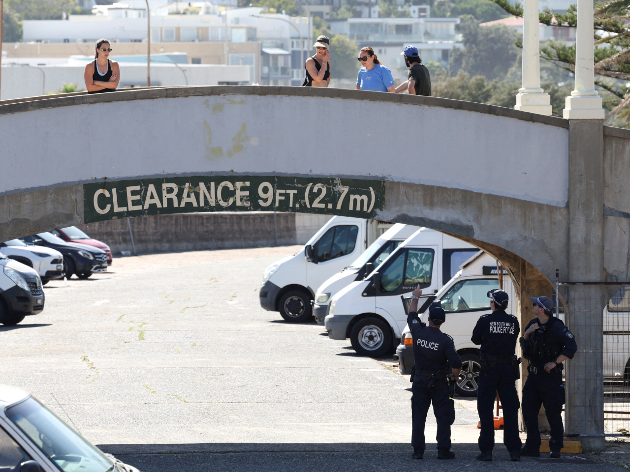 警方指被捕人士或打算前往邦迪海灘。（路透社）