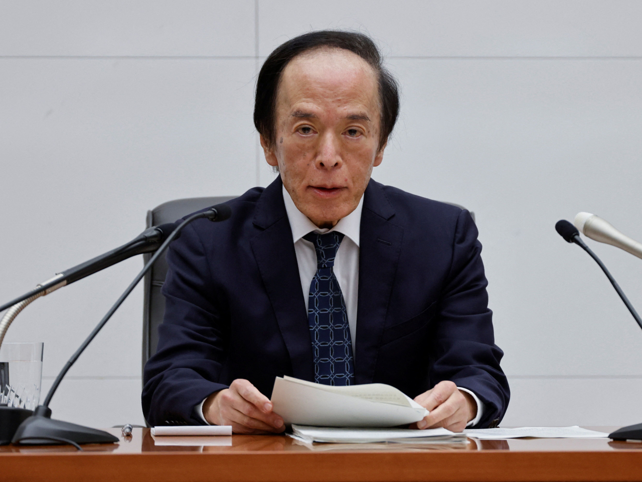 植田和男表示，將密切關注今次加息影響，未見到以往加息產生顯著緊縮效應。（路透社）