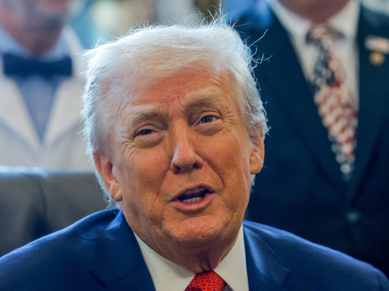 特朗普表示，不排除與委內瑞拉開戰的可能性。（路透社資料圖片）