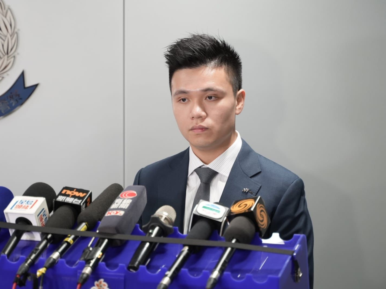 陳力豪表示，警方昨日在元朗八鄉水盞田村進行反毒品行動。（警方提供）