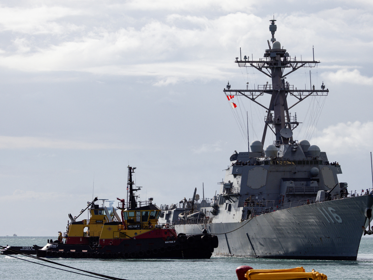 The US in recent months has sent a fleet of warships to the region, the largest build-up of forces in generations. Photo: Reuters