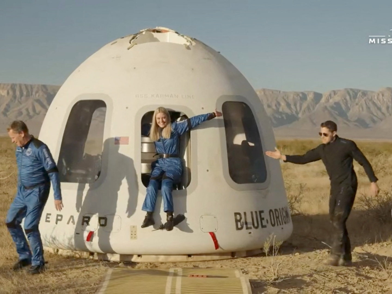 本特豪斯成為首位進入太空的輪椅使用者。（路透社）