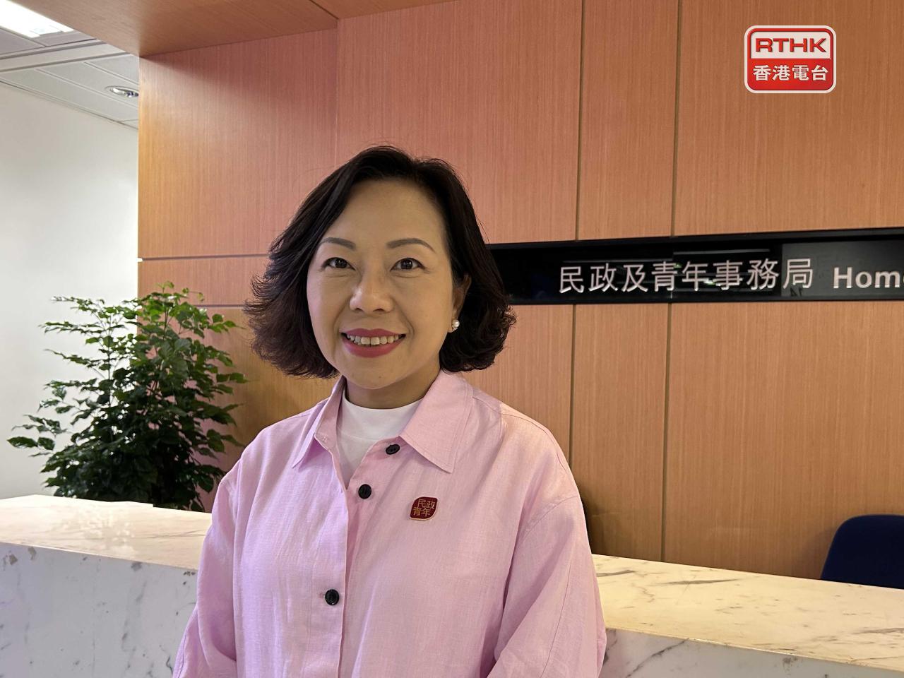 麥美娟強調，有關安排不會剝奪業主權力。（港台圖片）