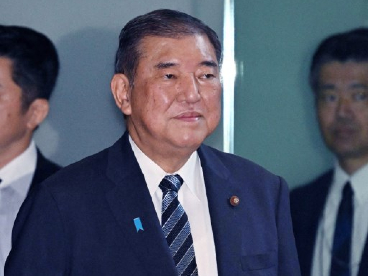 石破茂稱，擁有核武器對日本來說絕不是一件有利的事情。(法新社資料圖片)