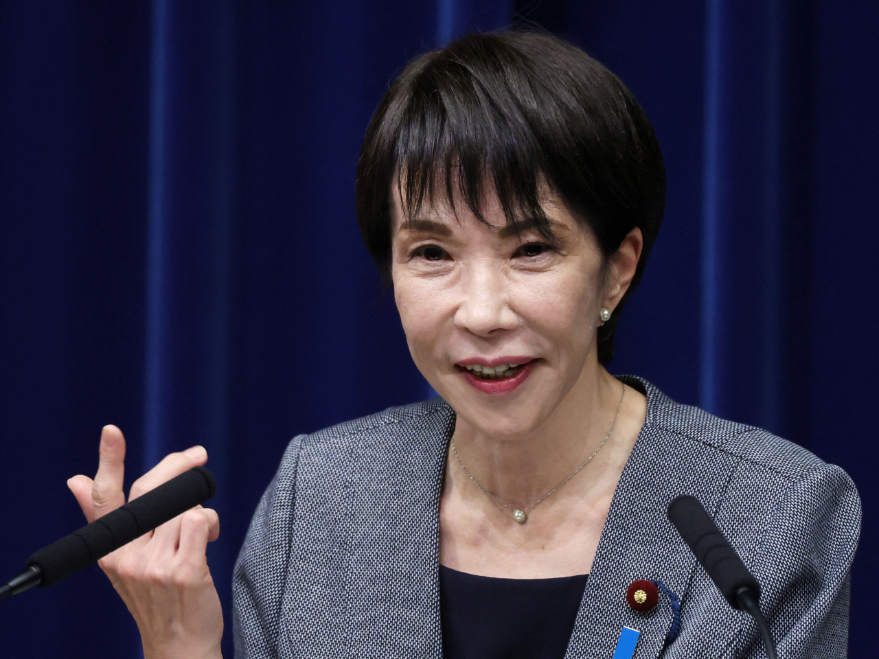 共同社民調顯示，高市內閣不支持者中逾七成認為高市涉台言論是出言不慎。 (路透社資料圖片)