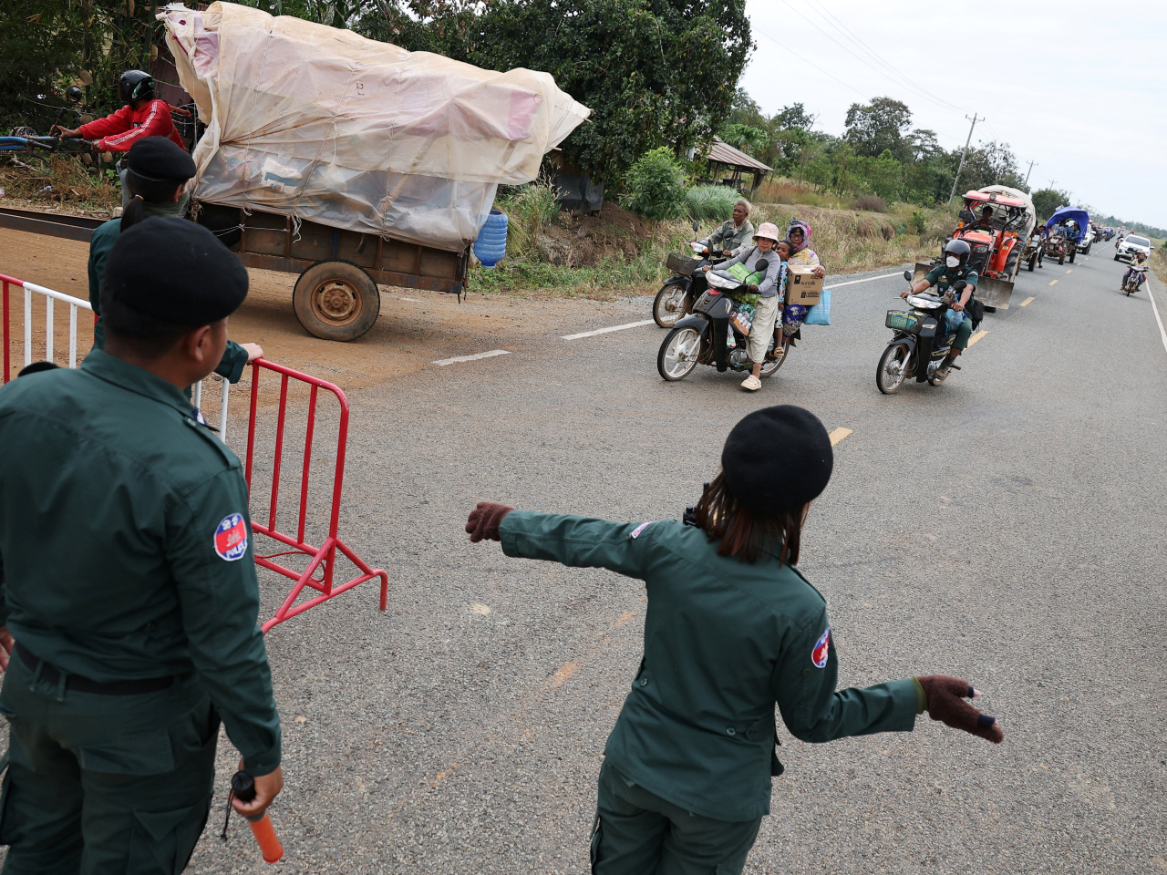 中國駐柬埔寨使館再次提醒靠近柬泰邊境的中國公民，加強安全防範。（路透社資料圖片）