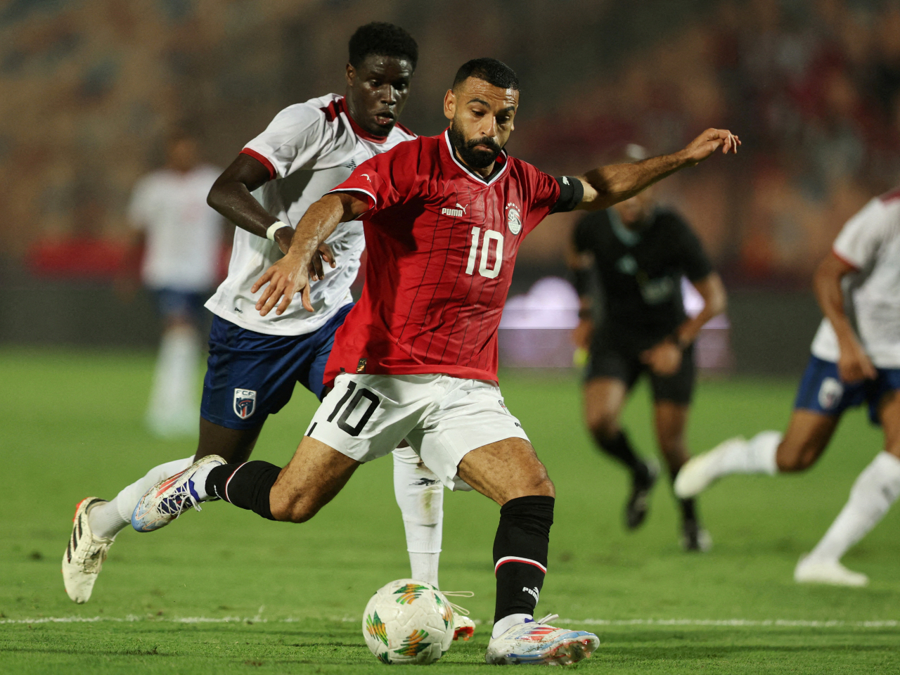 Disgruntled Liverpool star Mo Salah ensured his side opened the tournament on a winning note. File photo: Reuters
