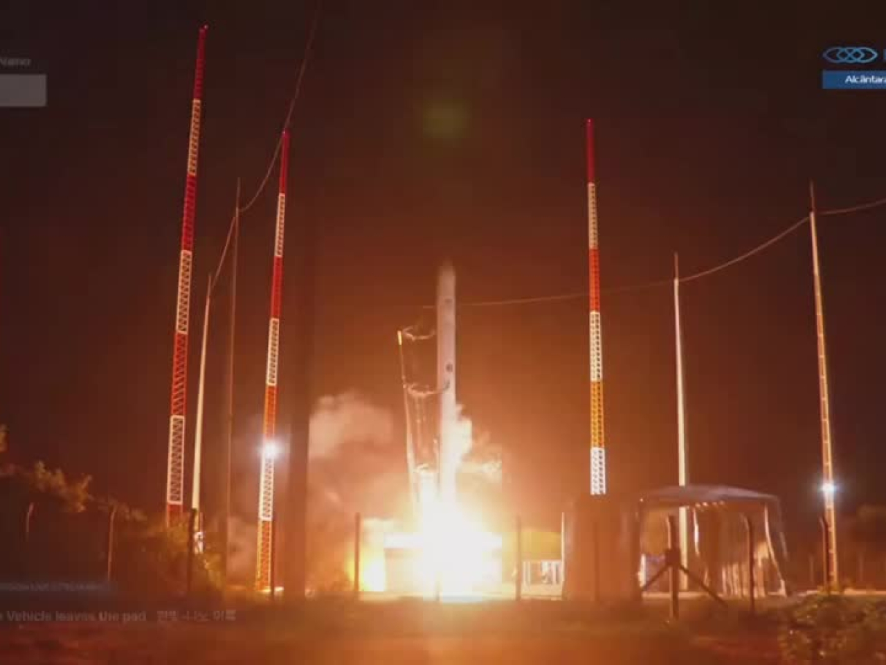 韓國首枚商業運載火箭發射失敗。（路透社）