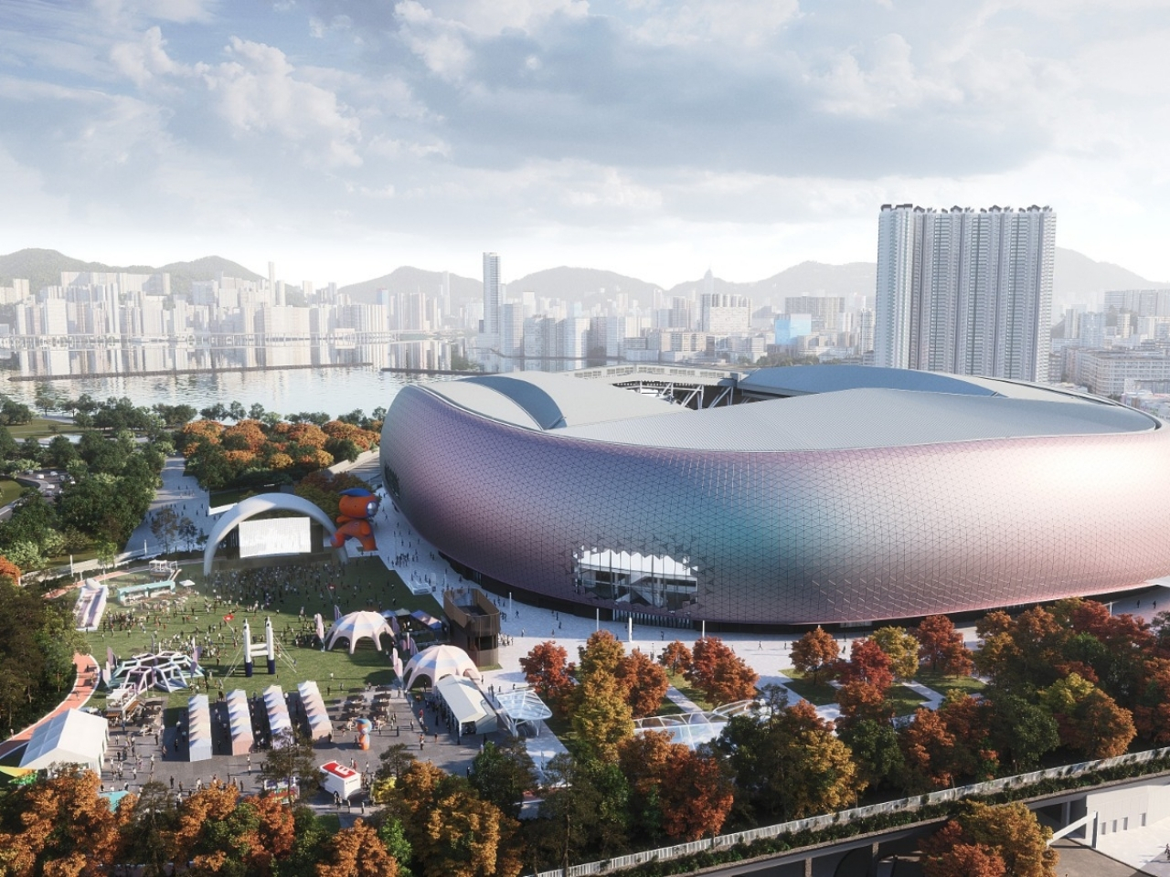 John Sharkey says Kai Tak Sports Park has delivered a 'diverse and balanced' range of sporting and entertainment events this year. Image courtesy of KTSP