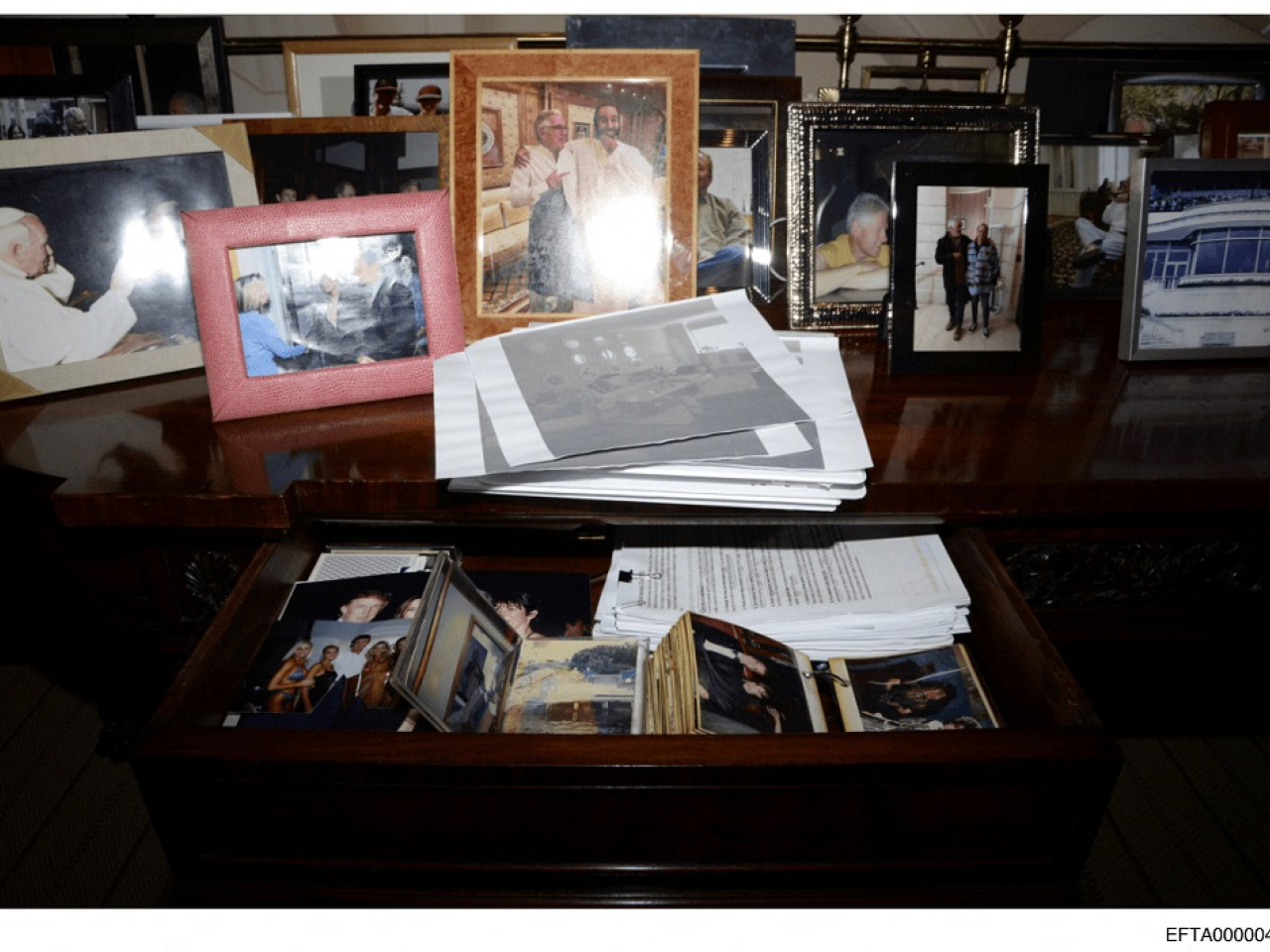 The US Justice Department released a trove of new documents and photos on Tuesday, including this picture taken in Jeffrey Epstein's Manhattan home. Photo: Reuters