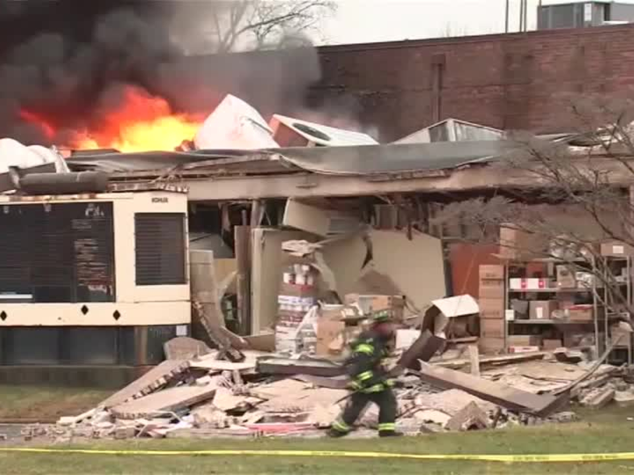 費城郊外一間養老院發生爆炸，造成至少2人死亡。（路透社）