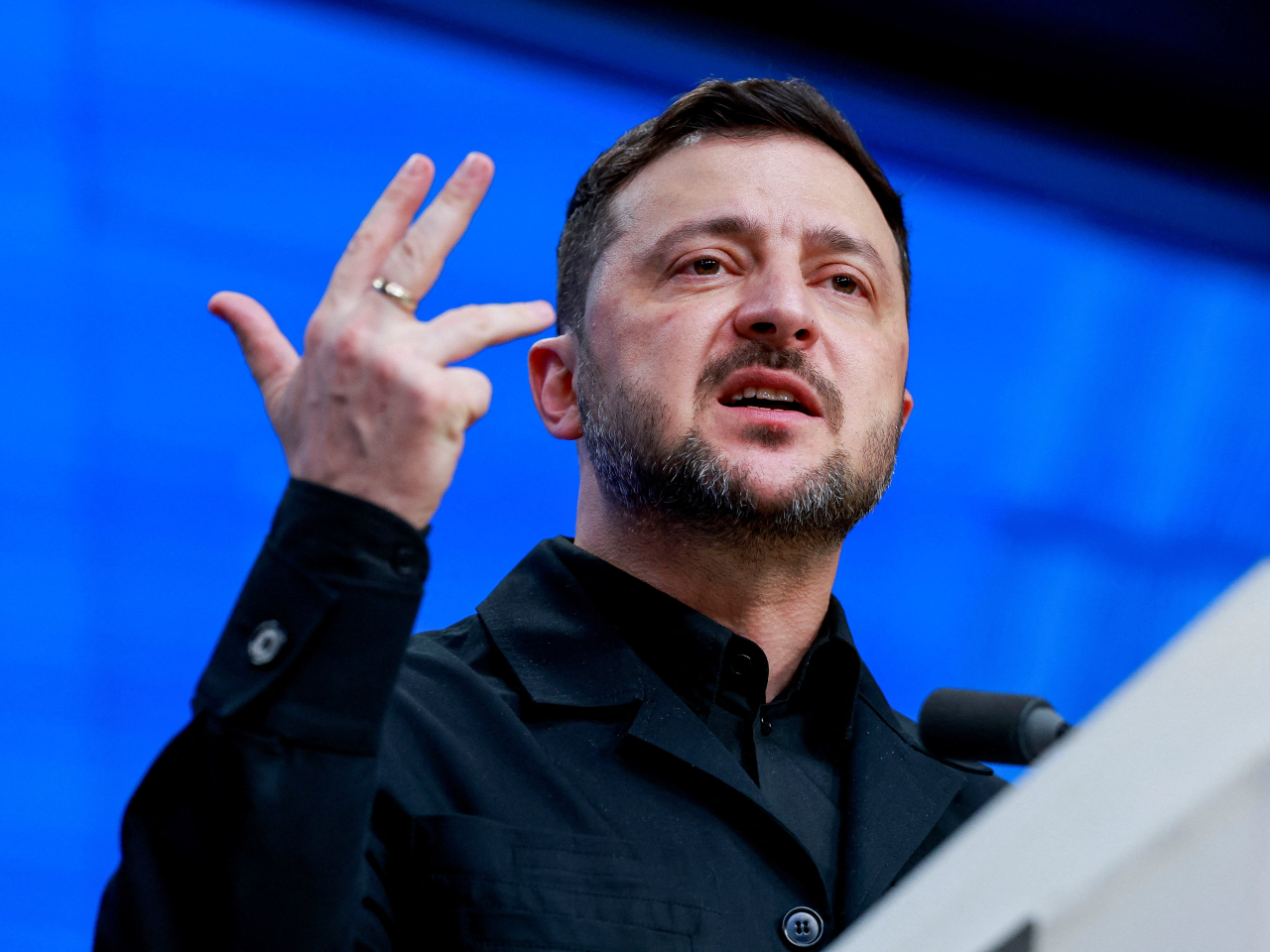 Volodymyr Zelensky admits that there are certain elements in the US-Ukrainian peace proposal that he too doesn't like. File photo: Reuters