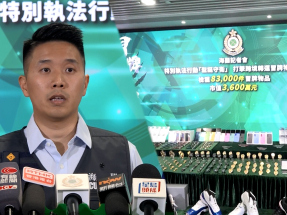 海關打擊聖誕跨境轉運冒牌貨　檢逾八萬件貨品