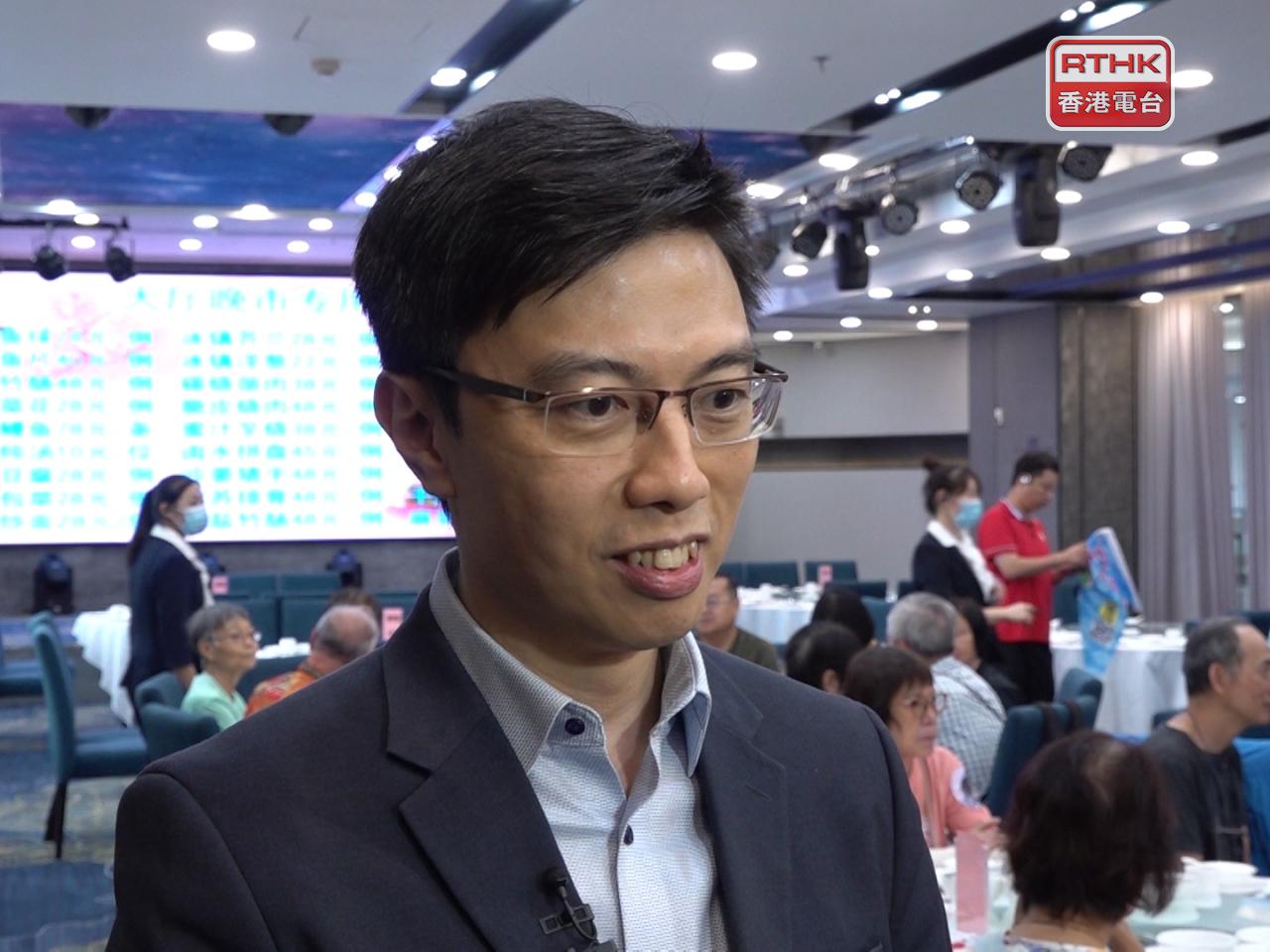 崔定邦稱，聖誕期間本港酒店入住率達九成多。（港台圖片）