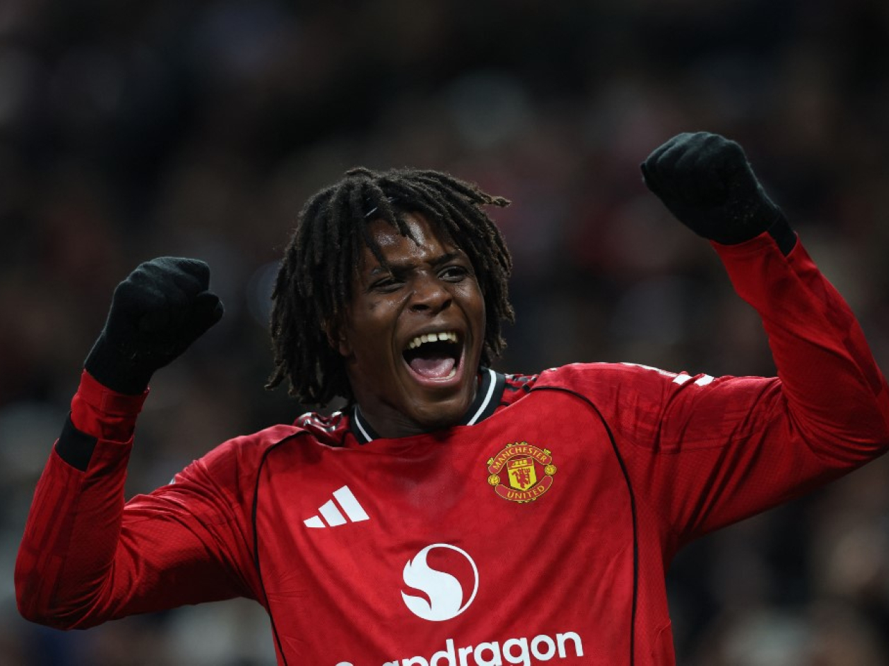 杜古一箭定江山，助曼聯1:0擊敗紐卡素。（法新社）