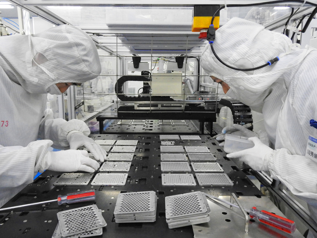 The growth rate has stayed positive for four consecutive months since August for major industrial firms in China. File photo: Reuters