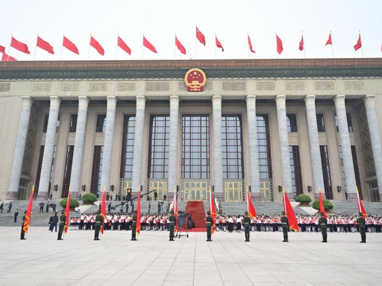 全國人大常委會會議早上閉幕。（新華社資料圖片）